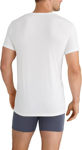 Tommy John Men's Essential Cool Cotton V-Neck Undershirt - Modern Fit