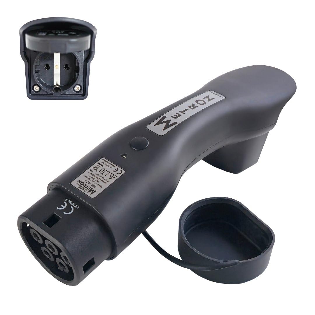 METRON V2L Adapter für Neue Renault Elektrofahrzeuge mit Vehicle-to-Load Funktion (R4, R5, Neuer Dacia Spring Extreme, Alpine A290 & A390)