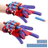 Dolanus Toys for 3-8 Year Old Boys Kids: 2 Pack Spider Web Shooters for Kids Boys Girls Toys Age 3 4 5 6 7 8 9 10 Year Old Gifts Spider Launcher Wrist Toys Set for Boys Girls Costume Cosplay Gift