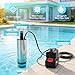 Eirolace Akku Wasserpumpe,Mit 18V Ma-kita Akku,120W,Mit 3M Kabel & Anschluss,Tragbare Wasserpumpe Sumpfpumpe Für Garten,Auto,Pool,Camping,Ke...