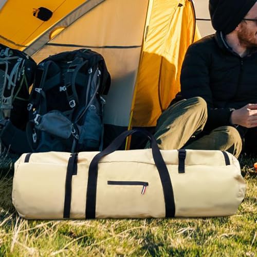 Duffle Bag, Luggage, 300D Waterproof Duffel Bag For Tents, Foldable Gear Bags With Lockable Zippers, Heavy-Duty Camping Storage, Hiking/Travel Equipment Organizer3