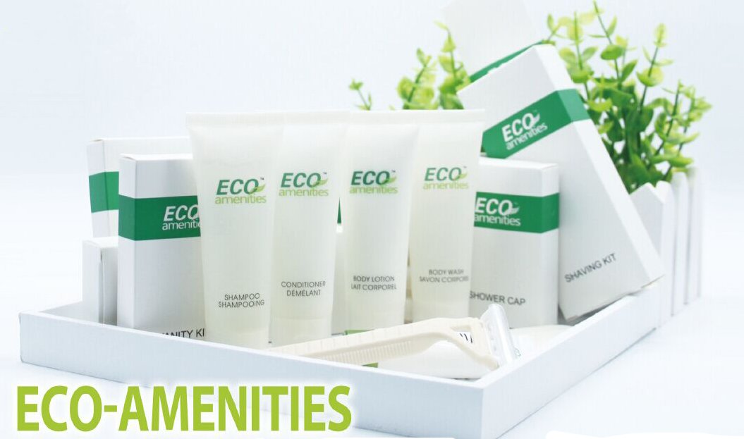 ECO Amenities Luxury Bottle Individually Wrapped 28ml Body Wash, 288 Bottles per Case