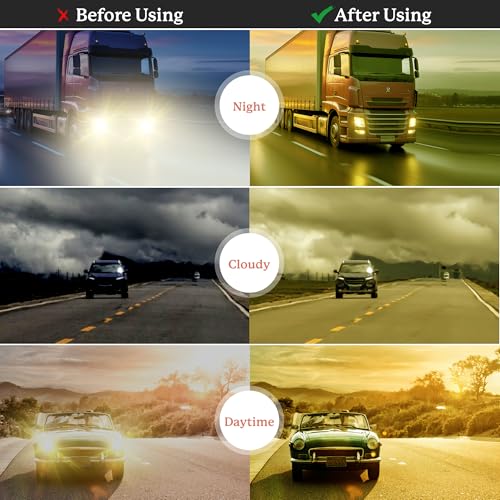 FEISEDY Night Driving Glasses Night Vision Aviator Reduce Glare Eyewear with Spring Hinge for Men Women B22944