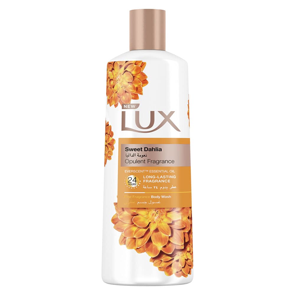 Lux Perfumed Body Wash Sweet Dahlia For 24 Hours Long Lasting Fragrance, 250Ml