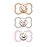 MAM Air Night & Day Baby Pacifier, for Sensitive Skin, Glows in The Dark, 3 Pack, 6-16 Months, Girls, 3 Count (Pack of 1)