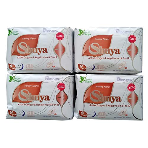 SHUYA Anion Ultral Long Overnight Pads for Woman with Wings,Postpartum Pads After Birth with...