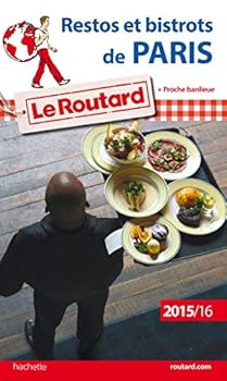 Paperback Guide du Routard Restos et bistrots de Paris 2015/2016 (Le Routard) [French] Book