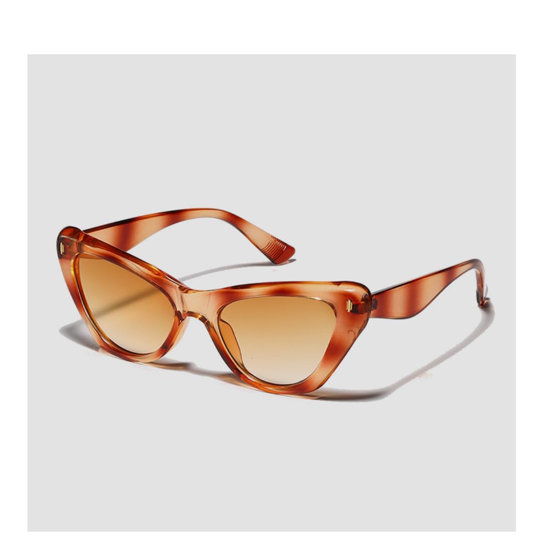Gafas de sol estilo ojo de gato retro para mujer y hombre, gafas de sol clásicas vintage con protección UV400 para exteriores.