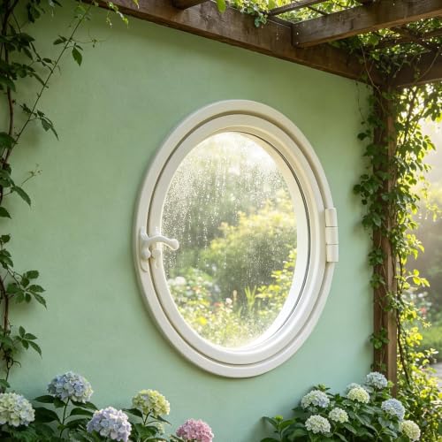 Image of Round Casement Window 180° Inward Opening Circular Window