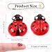 Elegaperma 300 Pcs Mini Ladybugs, Ladybugs for Crafts, Resin Ladybug Decorations for DIY Projects, Terrariums, Miniature Gardens, Nail Art, Handicrafts, and Plant Decoration