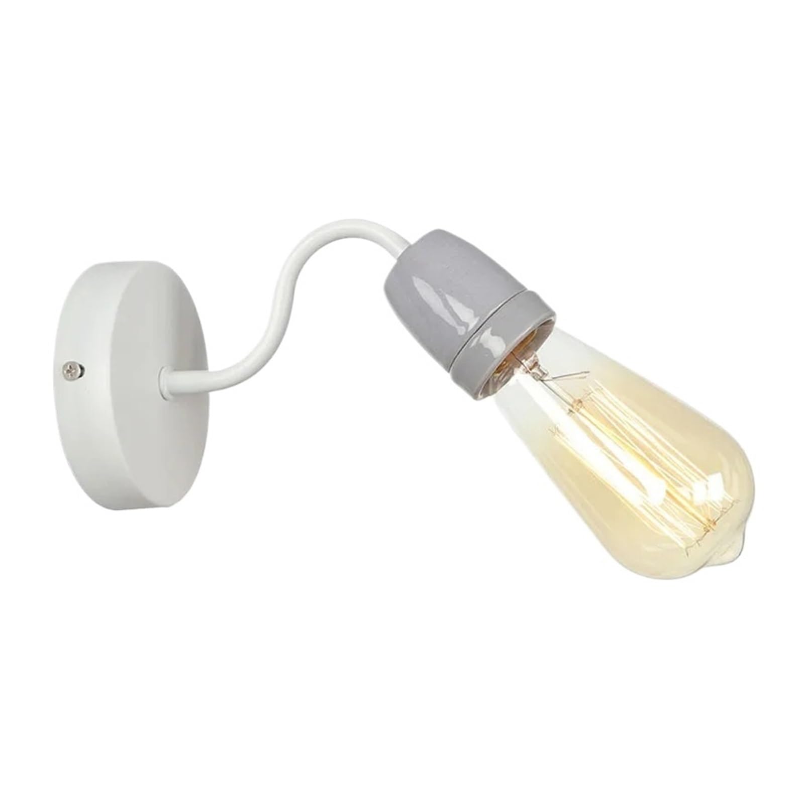 Aplique minimalista nórdico con instalación fácil para renovar la luz del espejo