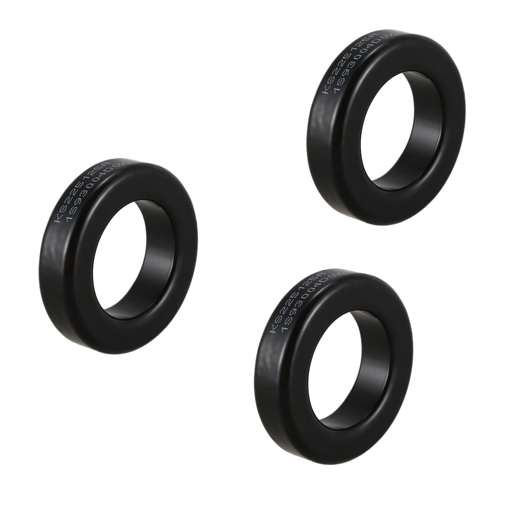 Jnchdghwa Black 3X Transformer Choking Coil Parts Toroid Ferrite Core As225-125A