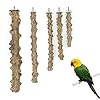 zfdg Vogel houten stangen, 5 stuks natuurlijke zitstangen voor vogels, vogel zitstang natuurlijk hout, natuurlijke…