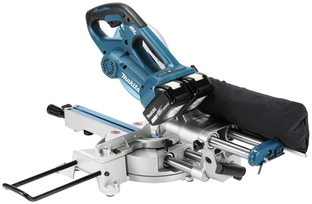 Makita DLS714NZ Twin 18V, 36V, Litowo-Jonowa LXT Bezszczotkowa Piła Ukośna 190 mm – Baterie i Ładowarka Nie Są Dołączone
