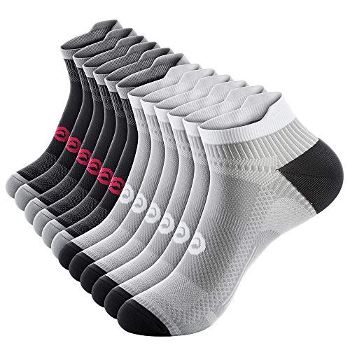 Ankle Compression Socks for Men and Women (6 Pairs)