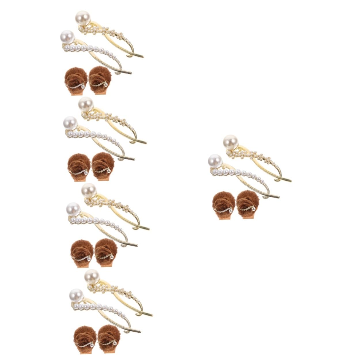 Healeved 10piezas Horquillas Decorativas De Perlas Vintage Para Mujer Clips De Cabello Elegantes Para Bodas y Uso Diario Antideslizantes Para Cabello