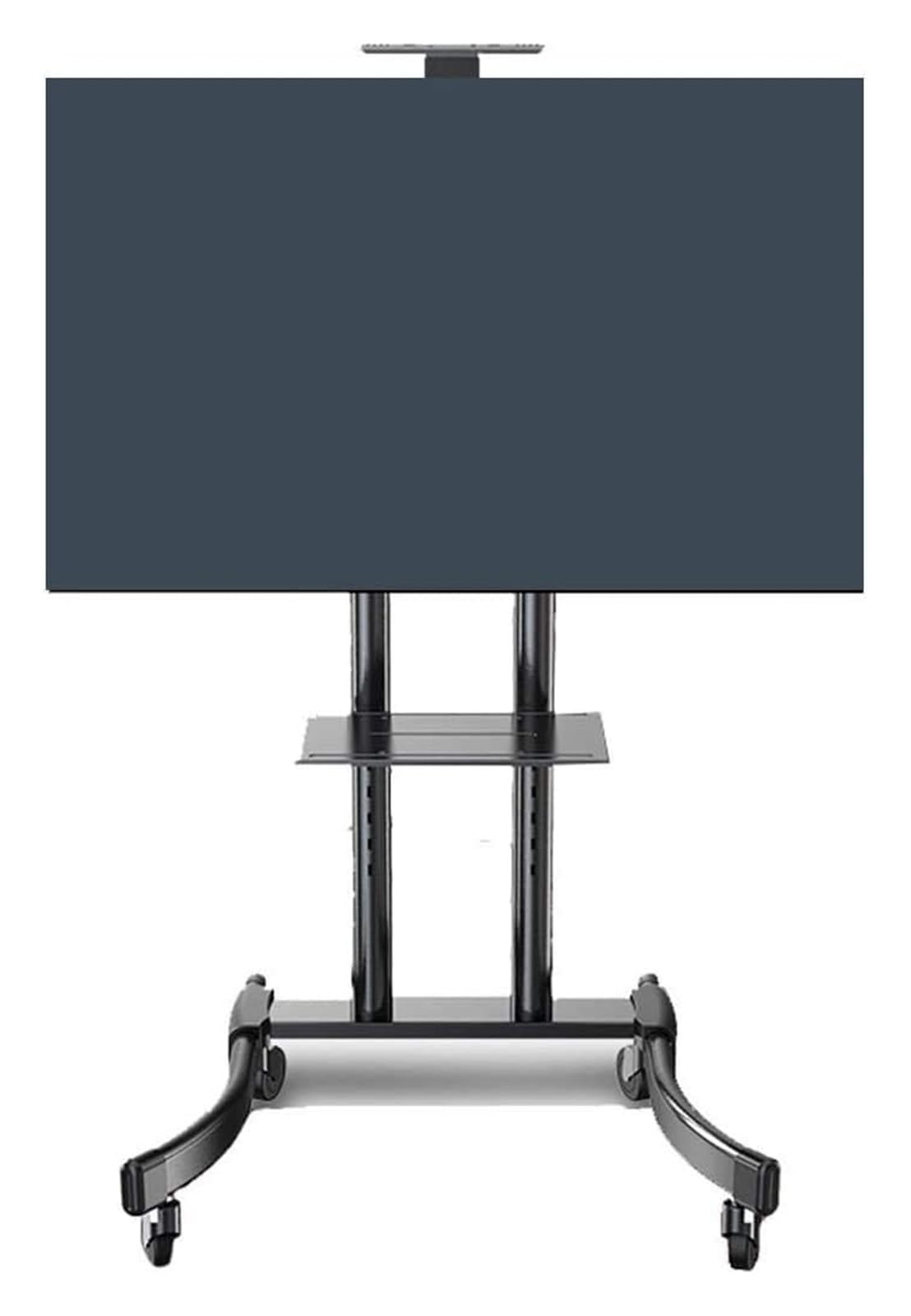 DFGHNBVC Rolling Tv Stand, Mobile Tv Stand On Wheels, Mobile Tv Cart Universal Flat Screen Rolling Tv Stand Trolley Console Stand For Led Lcd Plasma Flat Panels On Wheels
