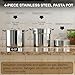 Cooks Standard Classic 4-Piece 12 Quart Pasta Pot Cooker Steamer Multipots, Stainless...