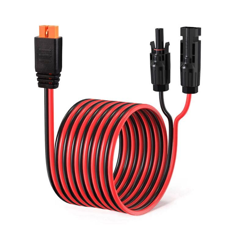 ELFCULB 12AWG Solar to XT60i Charging Cable Solar Panel Extention Cable for Portable Power Station River 600 Solar Generator Battery Pack(25FT)