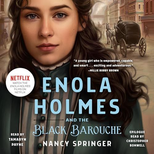 Enola Holmes and the Black Barouche by Nancy Springer episode artwork