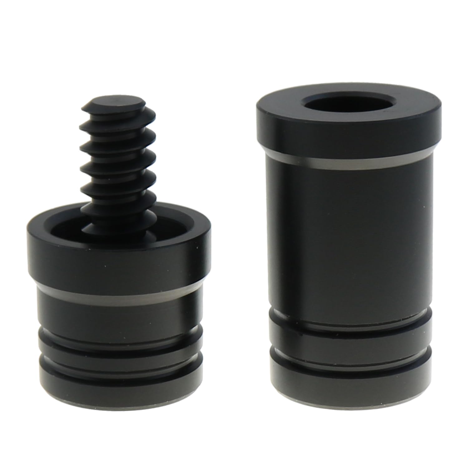 DGZZI 3/8-10 Teeth Billiard Cue Plastic Connection Protector Set Billiard Cue Screw Thread Protector Billiard Accessories for Protection of Shaft and