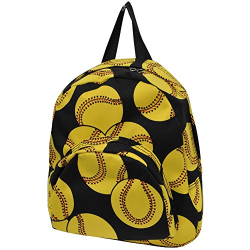 Softball Print NGIL Canvas Mini Backpack