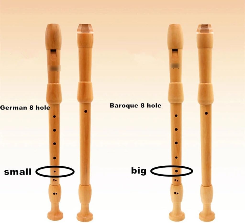8 Holes Alto Recorder Musical Instruments Maple Wood Flute German Style Baroque Style Alto Clarinet(German)