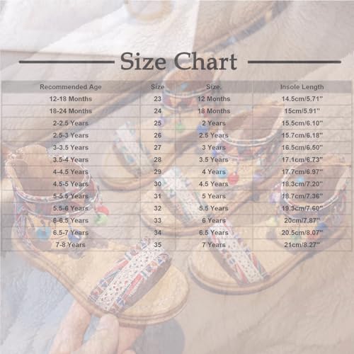 Sandals for Girl 2025 Boho,Beach Shoes Teen Girls Sandal,Vintage Summer Wide Width Footwear2