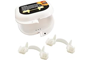 KEEBAX Colmillos de vampiro retráctiles para Halloween, tirantes de dientes falsos espeluznantes,...