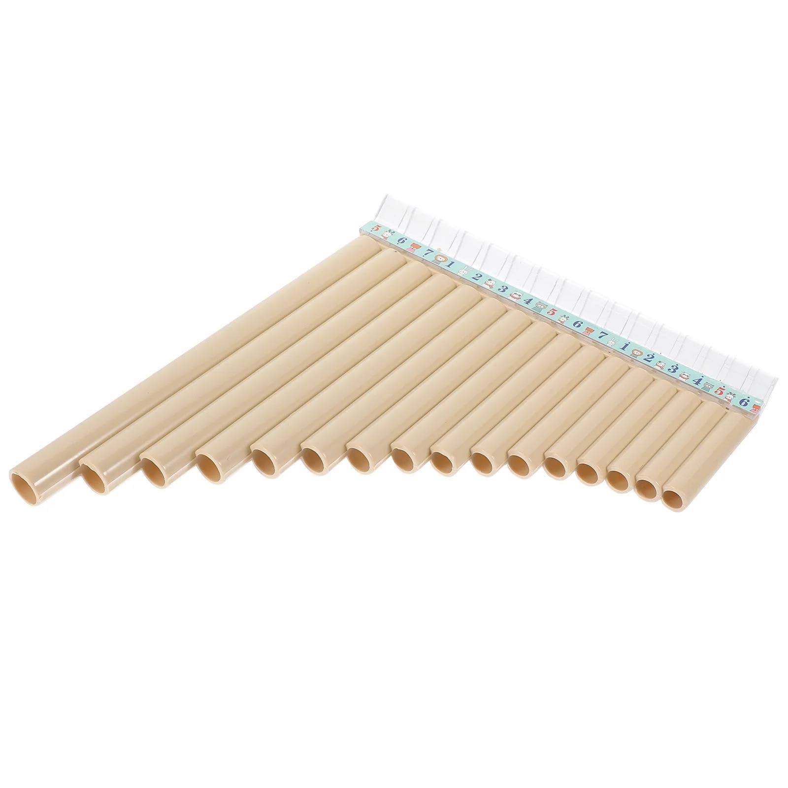 Pan Pipes Flauto Di Pan 16 Tubi Flauto Di Pan Strumento Musicale Flauto Di Pan Portatile In Resina ABS