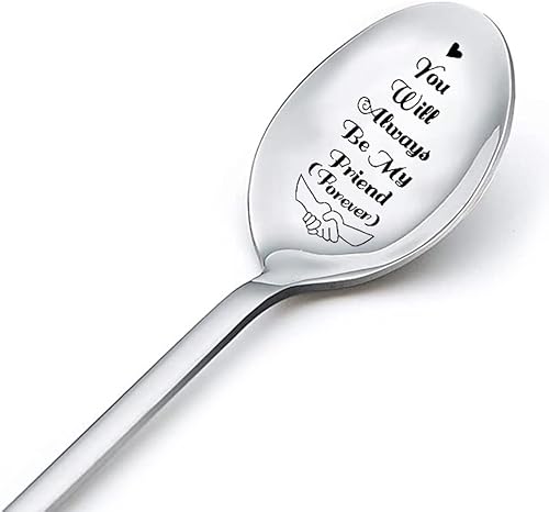 Regalo para mejores amigos para mujeres y hombres, cuchara de amistad, regalos para amigos, regalos de cumpleaños para adolescentes, niñas, niños,