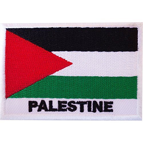 Écusson brodé thermocollant drapeau palestinien à coudre sur vêtements sac