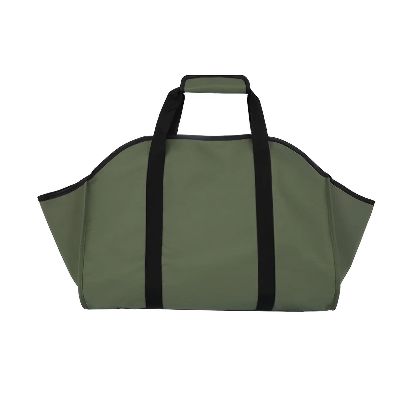 1pcs Firewood Carrier Bag - Large Capacity Log Transporter With Sturdy Handles For Wood(Green)