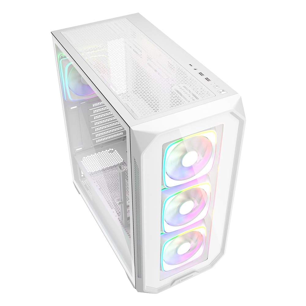 Sharkoon AK5G RGB Midi Tower Bianco (AK5G RGB White ATX)