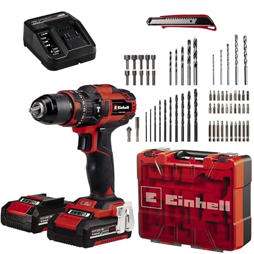 Taladro inalámbrico Einhell TE-CD 18/40 Li 69 piezas miniatura 1