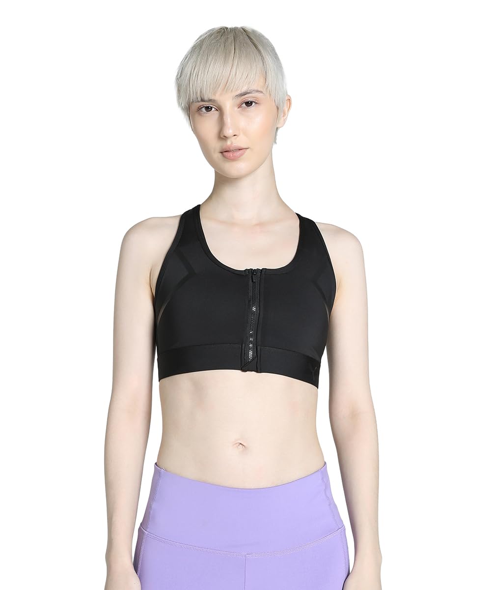 puma Front Zip Women's Training Bra-picture-11