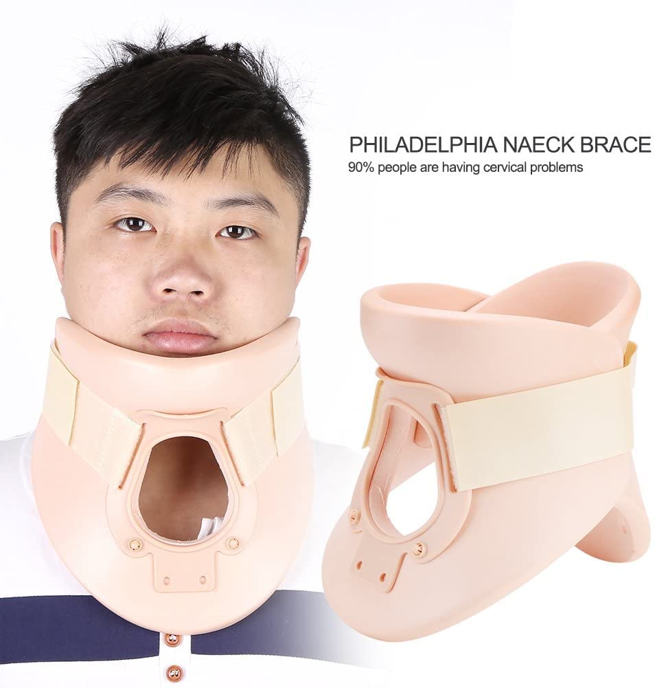 Weicher Halskragen, Verstellbarer Kragen, Nackenstütze, Nackenstütze, weicher Nackenkragen, Nackenstütze, Bequeme Nackenstütze für Nackenschmerzen und Unterstützung für Frauen und Männer
