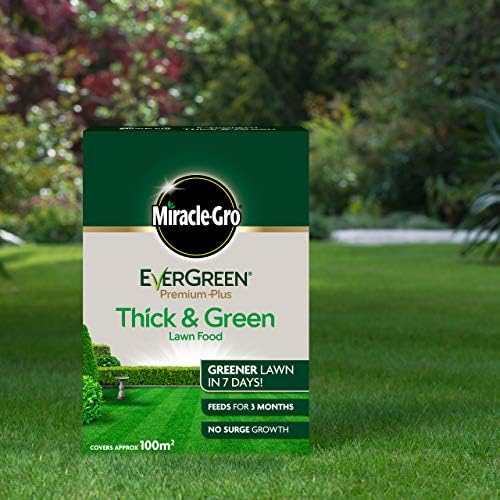 Miracle-Gro 119678 EverGreen Premium Plus Thick & Green Lawn Food - 100 m2