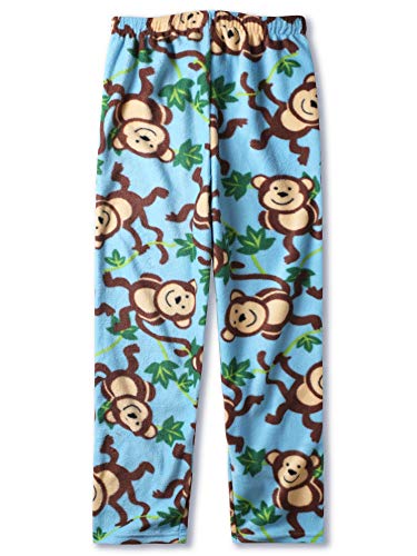 Mens Premium Pajama Pants Animal Knit Fleece Lounge PJ Bottom with Pockets4