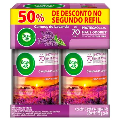 Aromatizador de Ambiente Bom Ar Automático Aerossol Freshmatic, C...