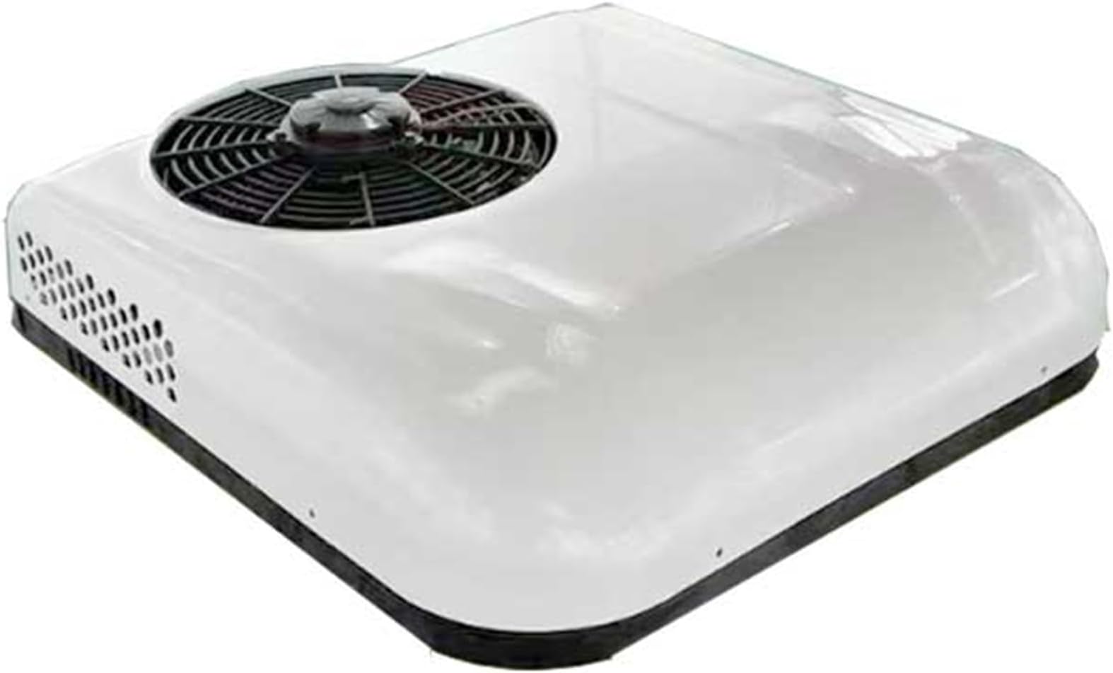 12V/24V DC Air Conditioner, 12V RV Rooftop DC Unit, For Truck, Boat, Automotive, Camper, Travel Trailer, White-12V