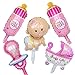 Globo de decoración de fiestaMini Baby Shower Niños Niñas Decoraciones Navideñas Globos De Aluminio Cochecito Bolas De Helio Suministros para Fiesta D