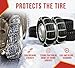 Mytee Products Cam Round Twisted Link Snow Tire Chains Compatible w/ 19.5