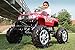 Rollplay 24 Volt Monster Truck Ride On Toy, Battery-Powered Kid's Ride On Car, Red