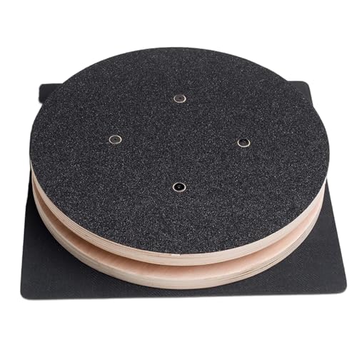 Tablero de madera para ejercicio AB antideslizante con base estable de 12 pulgadas