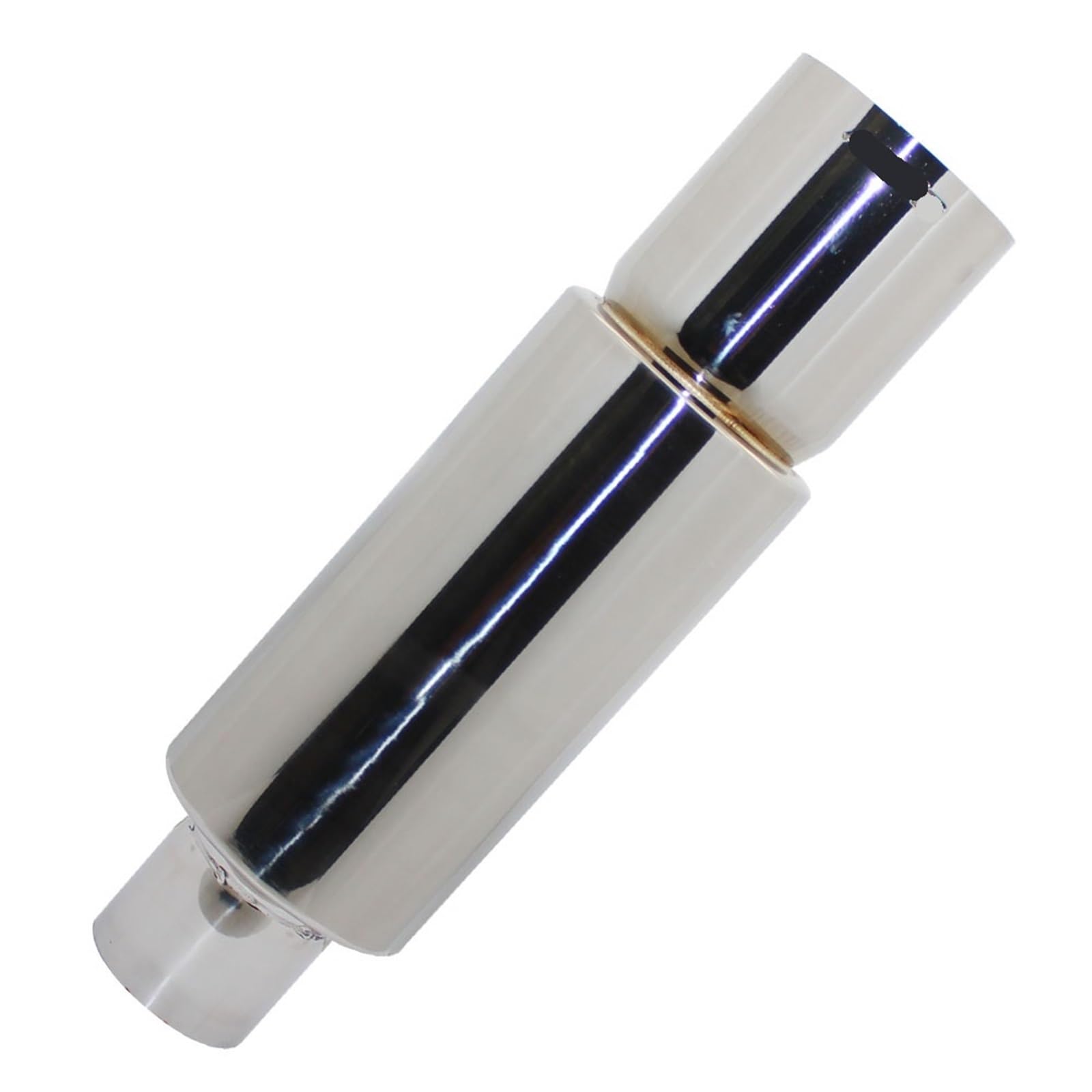 Auto Tłumik wydechowy Tłumik rury wydechowej samochodu Rura wydechowa Uniwersalny interfejs ze stali nierdzewnej 51 57 63MM Koniec układu wydechowego Tłumika wydechowego(007 blue 57mm)