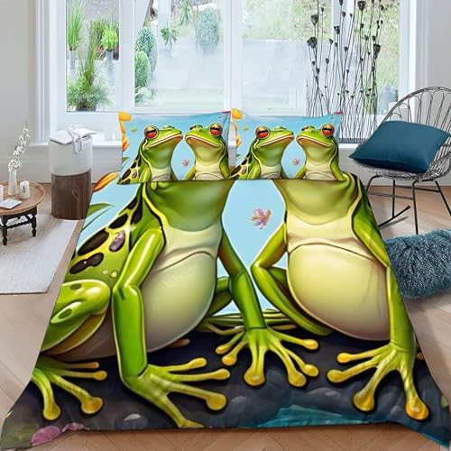 Housse de couette 3D animaux avec fermeture éclair pratique - 3