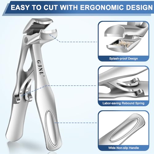 Coupe-ongles incliné pour homme avec une coupe à mâchoire large - 3