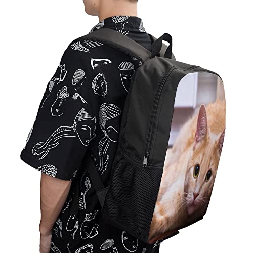 Cartable enfants motifs chat imprimé 3D avec grand volume de rangement - 4