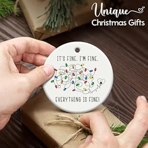 Christmas Ornaments, Funny Xmas Lights Ornament Gift, Seasonal Gifts for Holiday Birthday Decor, Decorative Hanging on Xmas Tree Christmas Ornaments Funny Xmas Lights Ornament Gift Seasonal Gifts for Holiday Birthday Decor Decorative Hanging on Xmas Tree